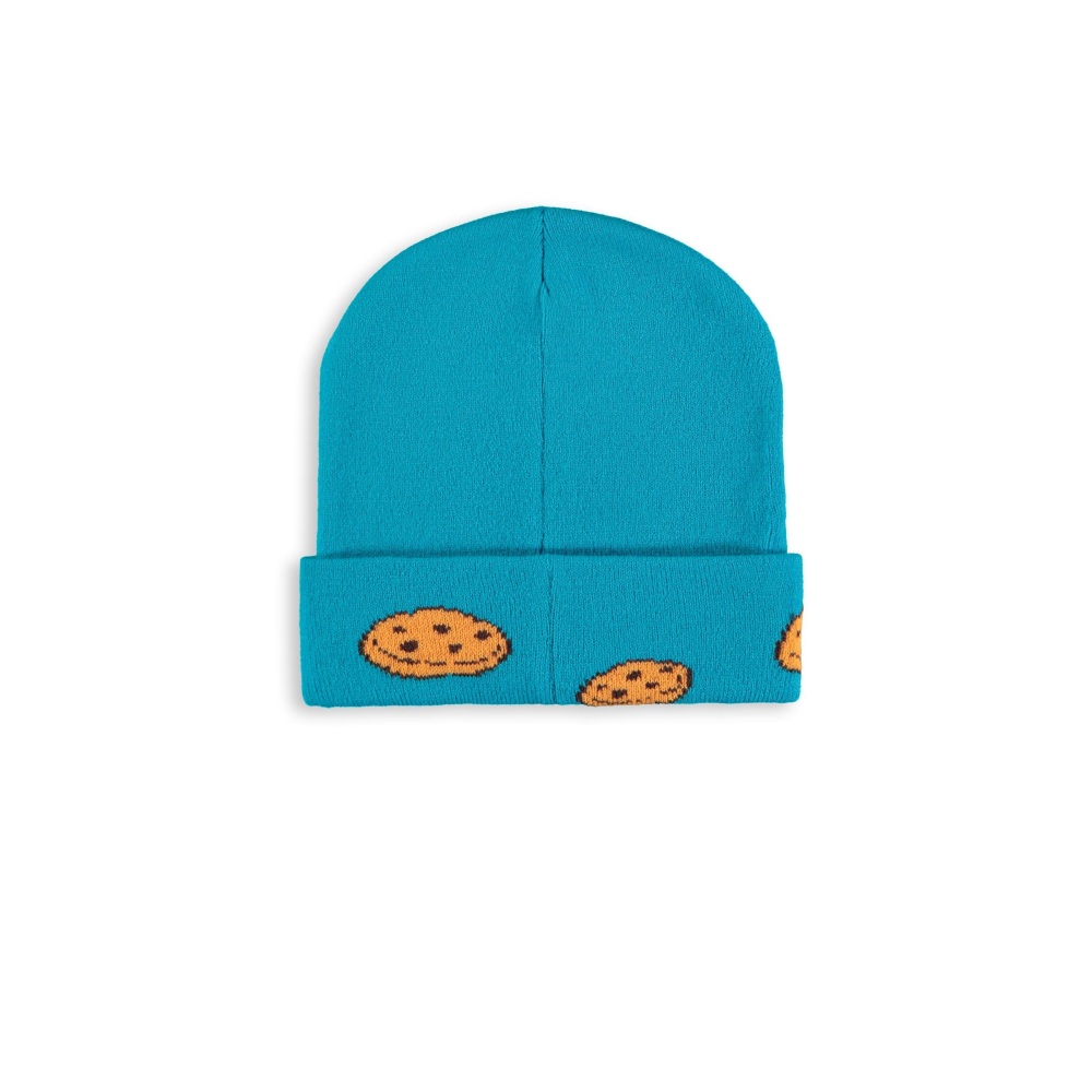 Sesame Street - Cookie Monster Novelty Bonnet - Bleu